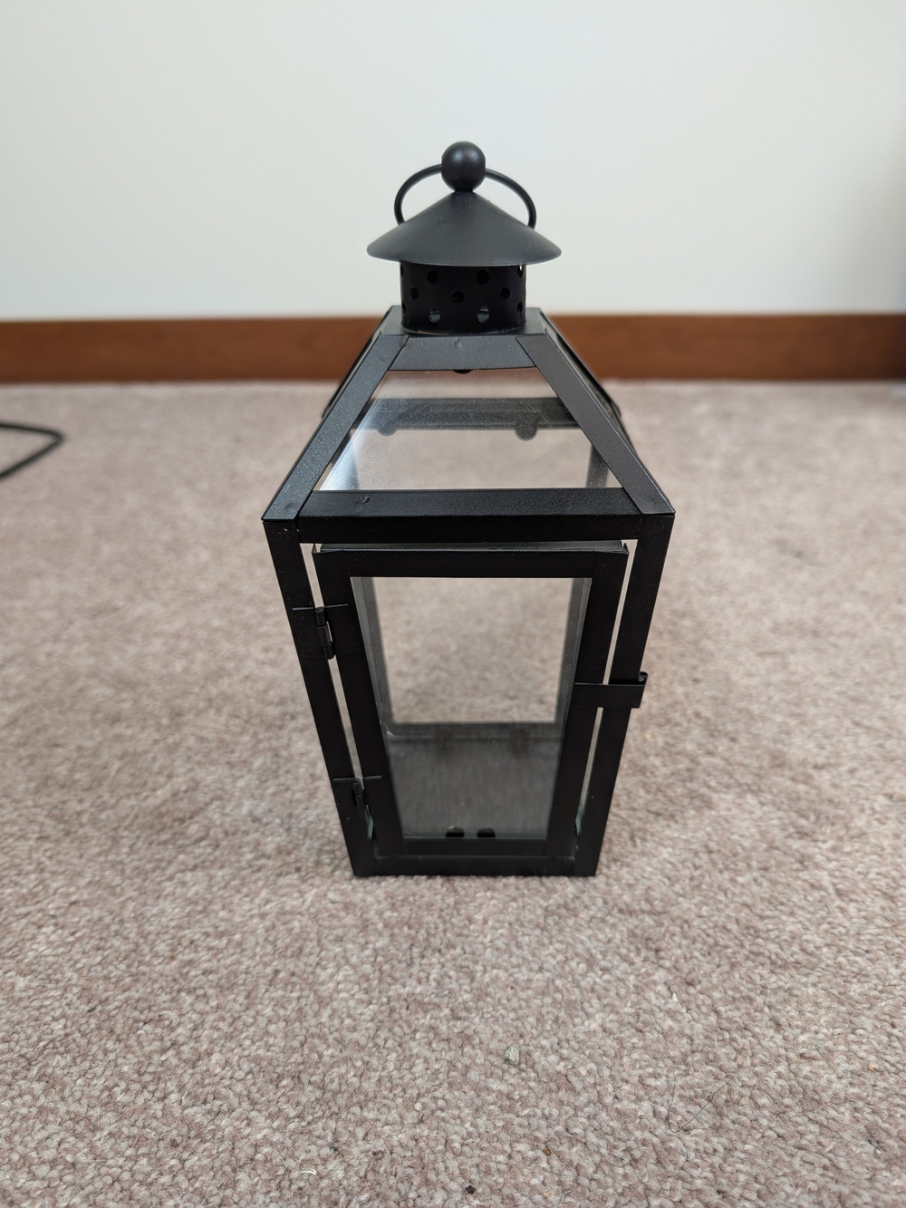 Black Decorative Metal Lantern! 🖤